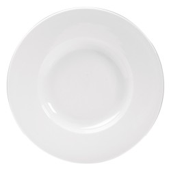 Plato hondo porcelana Blanco Lisboa II 23 cm. B209 (12 unidades)