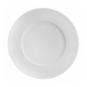 Plato postre porcelana Blanco con borde relieve Waves 21,5 cm. B229 (12 unidades)