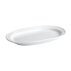 Bandeja oval de porcelana Blanco Classic 29X18X2.5 CM.. B2322 (6 unidades)