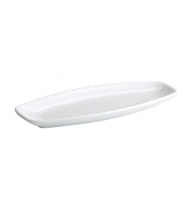 Bandeja porcelana Blanco Kayuko 35.5X15.5X3 CM.. B2487 (24 unidades)