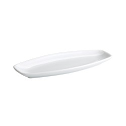 Bandeja porcelana Blanco Kayuko 30X13X2.5 CM.. B2488 (36 unidades)