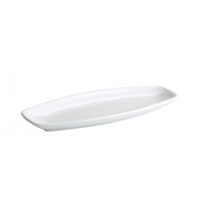 Bandeja porcelana Blanco Kayuko 30X13X2.5 CM.. B2488 (36 unidades)