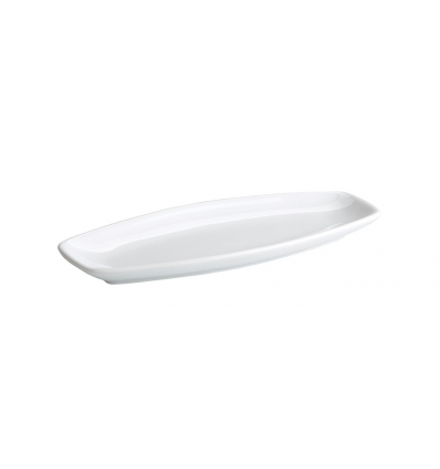 Bandeja porcelana Blanco Kayuko 20x9x2 CM.. B2489 (72 unidades)