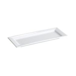 Bandeja porcelana Blanco Cairo 32X13X1.8 CM.. B2610 (24 unidades)