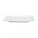 White porcelain foot tray 32x22x3 cm. B4178 (12 units)