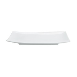 Bandeja con pie porcelana Blanco 19x13x2cm. B4180 (60 unidades)