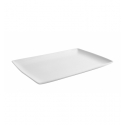 White Porcelain Tray Algarve 42x30.5x3 cm. B4273 (6 units)