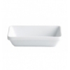 Bol rectangular de porcelana Blanco 17 CL. 14X8.5X3 CM.. B1381 (60 unidades)