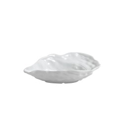Bol porcelana Blanco aspecto concha de mar Huitre 15x9x3.5 cm. B1969R (6 unidades)