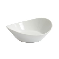 Bol oval porcelana Blanco Serpis 14x12x5 cm. B4224 (48 unidades)