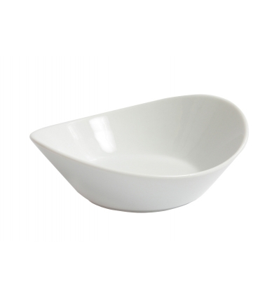 Bol oval porcelana Blanco Serpis 14x12x5 cm. B4224 (48 unidades)