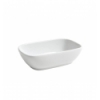 Bol rectangular hondo apilable de porcelana Blanco Orion 13x8x4 cm. B4304R3 (48 unidades)