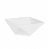 Bol mini rombo de porcelana Blanco 9x9x4cm. B4308C6 (48 unidades)