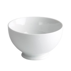 Bol mini japonés redondo con pie porcelana Blanco Ming Ventana Nipón 9X4.5 CM. 11 CL. . B860 (10 unidades)