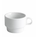 Taza de café moka apilable redonda pequeña Roma Ming Ventana 9,5x7,5x5 cm 7,5 cl. B2089R (12 unidades)