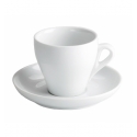 Taza de café cappucino cónica con platillo incluido Roma Ming Ventana 16 cl (plato 13.8X2.3). B2093 (12 unidades)