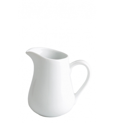 Lechera mini porcelana Blanco Leia 2.5 CL. 5.5X5.5 CM.. B872 (400 unidades)