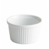 Ramequín apilable porcelana Blanco estriado Evos. 9X5 CM. B2037V RAMEQUIN (100 unidades)