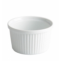 Ramequín apilable porcelana Blanco estriado Evos 10X5.5 CM.. B2038V RAMEQUIN (60 unidades)