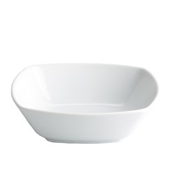 Ensaladera cuadrada porcelana Blanco Septiembre 16.5X16.5X5 CM. B2188 (48 unidades)