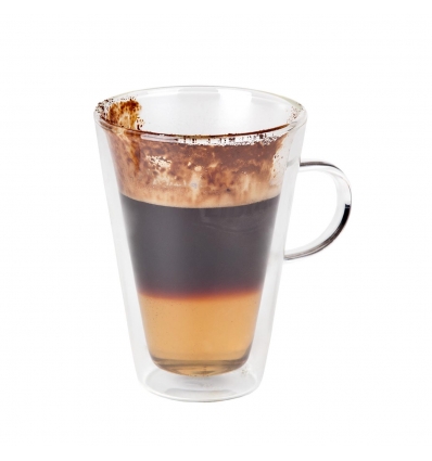 Taza mug doble pared vidrio borosilicato Jùpiter 28cl. Ø 8.5x11.5 cm. B803002 (6 unidades)