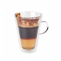 Taza mug doble pared vidrio borosilicato Jùpiter 28cl. Ø 8.5x11.5 cm. B803002 (6 unidades)