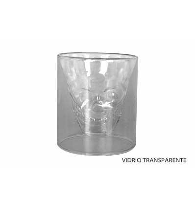 B803071-24- VASO CALAVERA 24cl ø9x10cm 6 UNIDADES