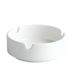 Cenicero redondo apilable porcelana Blanco Classic Ø 8X3 CM. B925R (144 unidades)