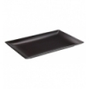 Bandeja rectangular Negro stoneware Ming II 34x22x2 cm. B2773 (6 unidades)