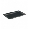 Bandeja rectangular Negro stoneware Ming II 30x20x2.5cm. B2883 (6 unidades)