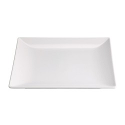 Plato llano cuadrado stoneware Ming II 24x24x2.5. B2974 (6 unidades)