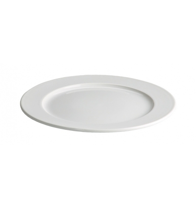 Plato llano porcelana Blanco Vigo 24 CM. B2680 (6 unidades)