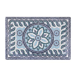 Bandeja rectangular stoneware decoración Mayolica 30x20x2.5 cm. B2882Y2 (6 unidades)