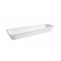 Fuente gastronorm melamina Blanco GN2/4 53x16.2x6.5 cm. B885002 (6 unidades)