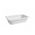 Fuente gastronorm melamina Blanco GN1/4 26.5x16.2x6.5 cm. B885005 (6 unidades)