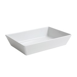 Fuente rectangular melamina Ming II 35x25x7 cm. B885014 (3 unidades)