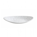 Bandeja oval melamina Blanco Mamba 30.5x17.5x5 cm. B885033R (6 unidades)