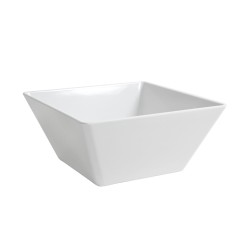 Bol cuadrado melamina Ming Ventana 25x25x11.4 cm. B885067 (3 unidades)
