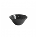 Bol redondo melamina Negro Mamba 12.6x5.5cm. B885125R (12 uds)