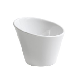 Bol inclinado melamina Blanco Quartier 12x11.8x10 cm. B885130R (12 unidades)