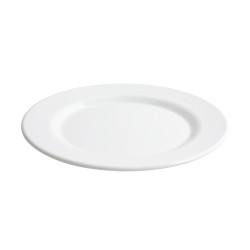 Plato llano melamina Blanco Bavaro Ø 28.5x2.5 cm. B885183R (12 unidades)