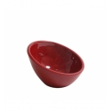 Bol oval melamina Rojo Mamba 10.6x10.2x6.8cm. B885241R (48 unidades)
