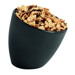 Bol melamina Negro Soho 22x22 cm. B885295 (6 unidades)