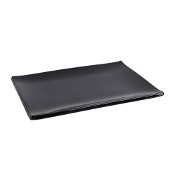 Bandeja rectangular melamina Negro Criollo 29.5x20.5x2 cm. B885350 (12 unidades)