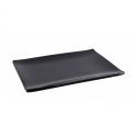 Bandeja rectangular melamina Negro Criollo 29.5x20.5x2 cm. B885350 (12 unidades)