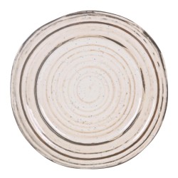 Plato presentación melamina Marrón suave Tivoli Antiguo Ø 30 cm. B885380A (6 unidades)