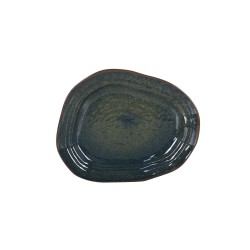 Bandeja rectangular melamina Azul Tivoli Moss Ø 24x19x2,5cm. B885386B (6 unidades)