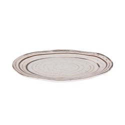 Bandeja rectangular melamina Marrón suave Tivoli Antiguo Ø 31x23.5x2.5 cm. B885387A (6 unidades)