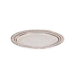 Bandeja rectangular melamina Marrón suave Tivoli Antiguo Ø25x19x2 cm. B885388A (6 unidades)