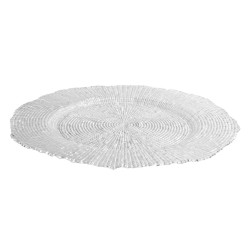 Plato presentación con ala vidrio Eternity Ø 33cm. B3194 (6 unidades)